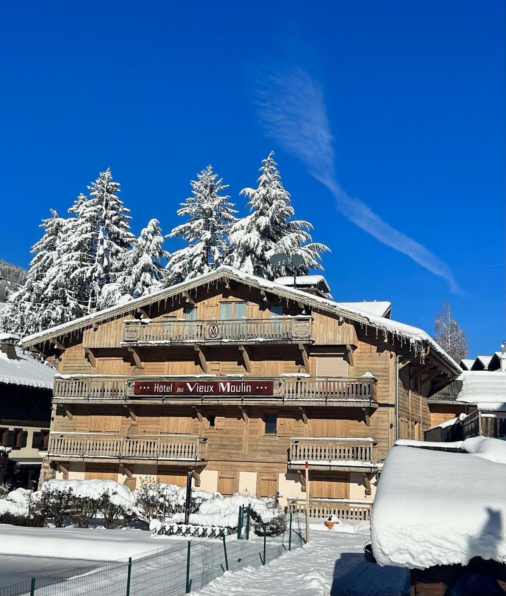 Au Vieux Moulin Hotel Megève Eksteriør billede