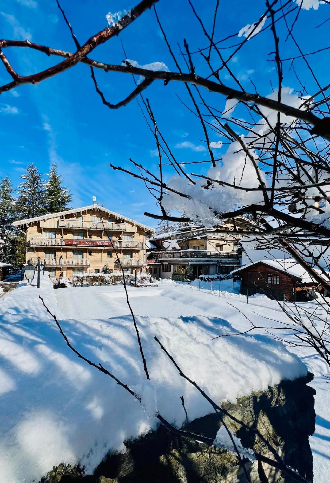 Au Vieux Moulin Hotel Megève Eksteriør billede