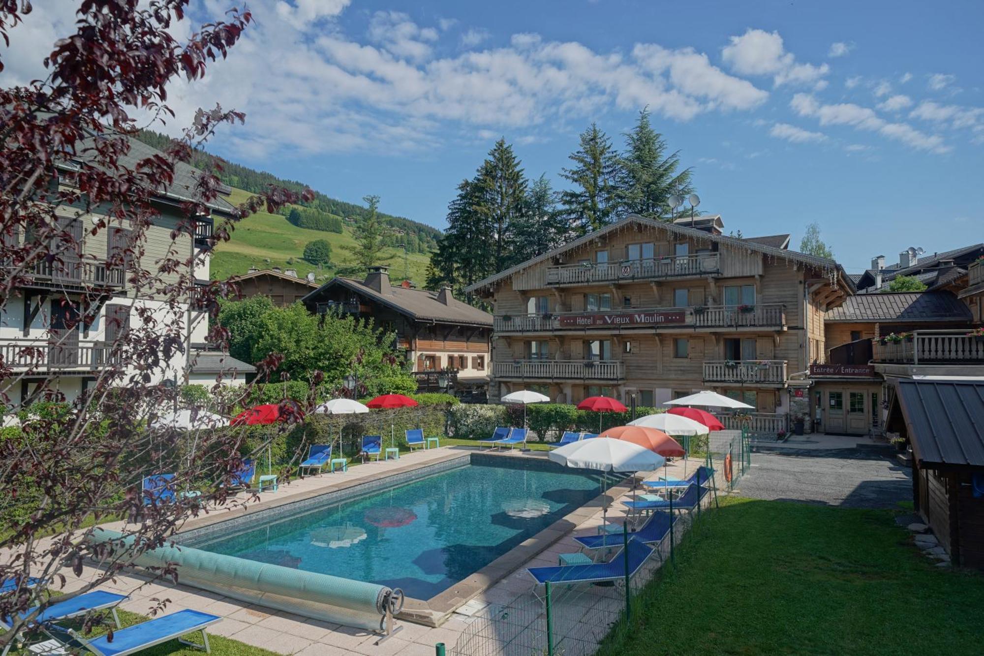 Au Vieux Moulin Hotel Megève Eksteriør billede