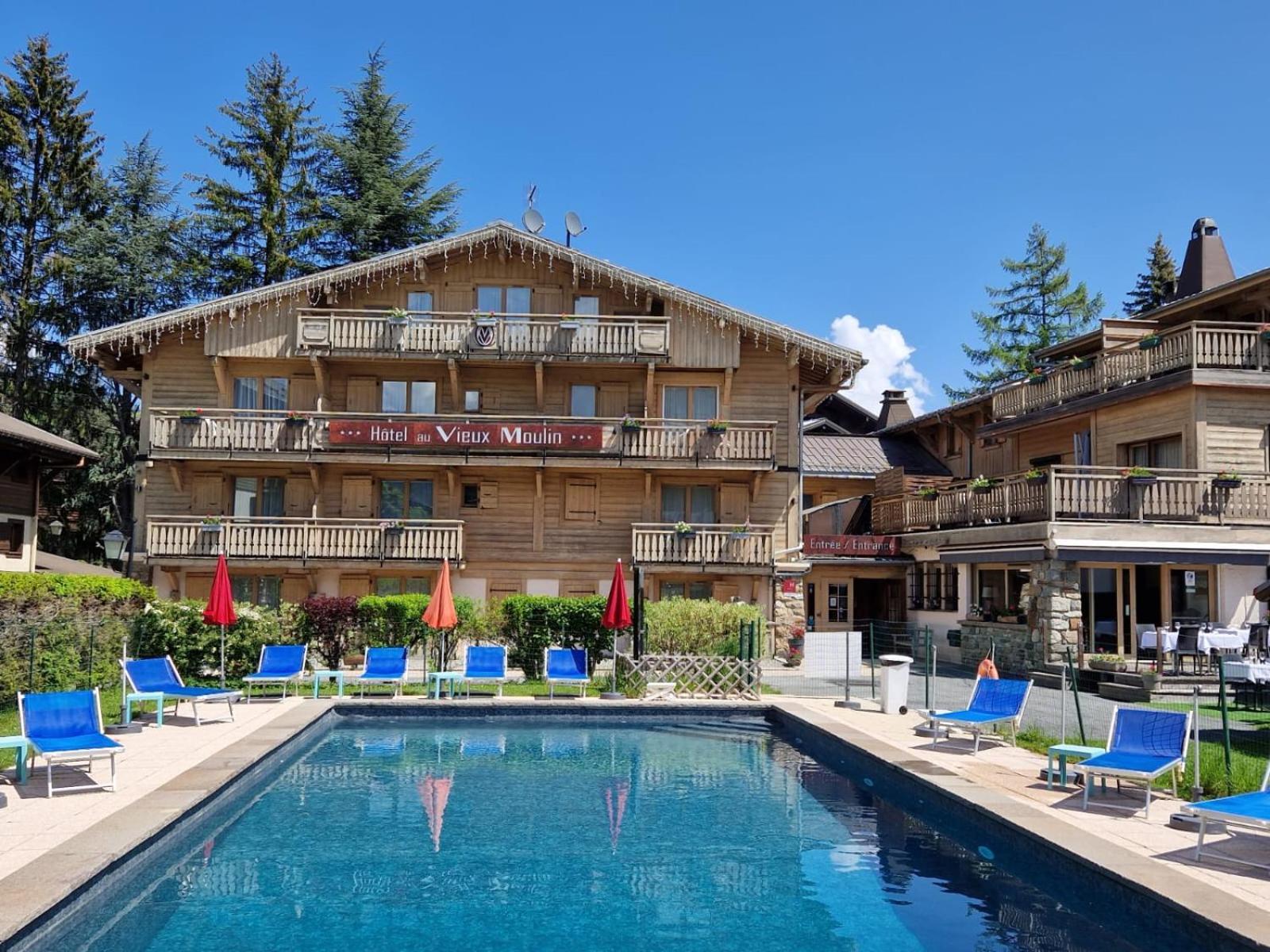 Au Vieux Moulin Hotel Megève Eksteriør billede